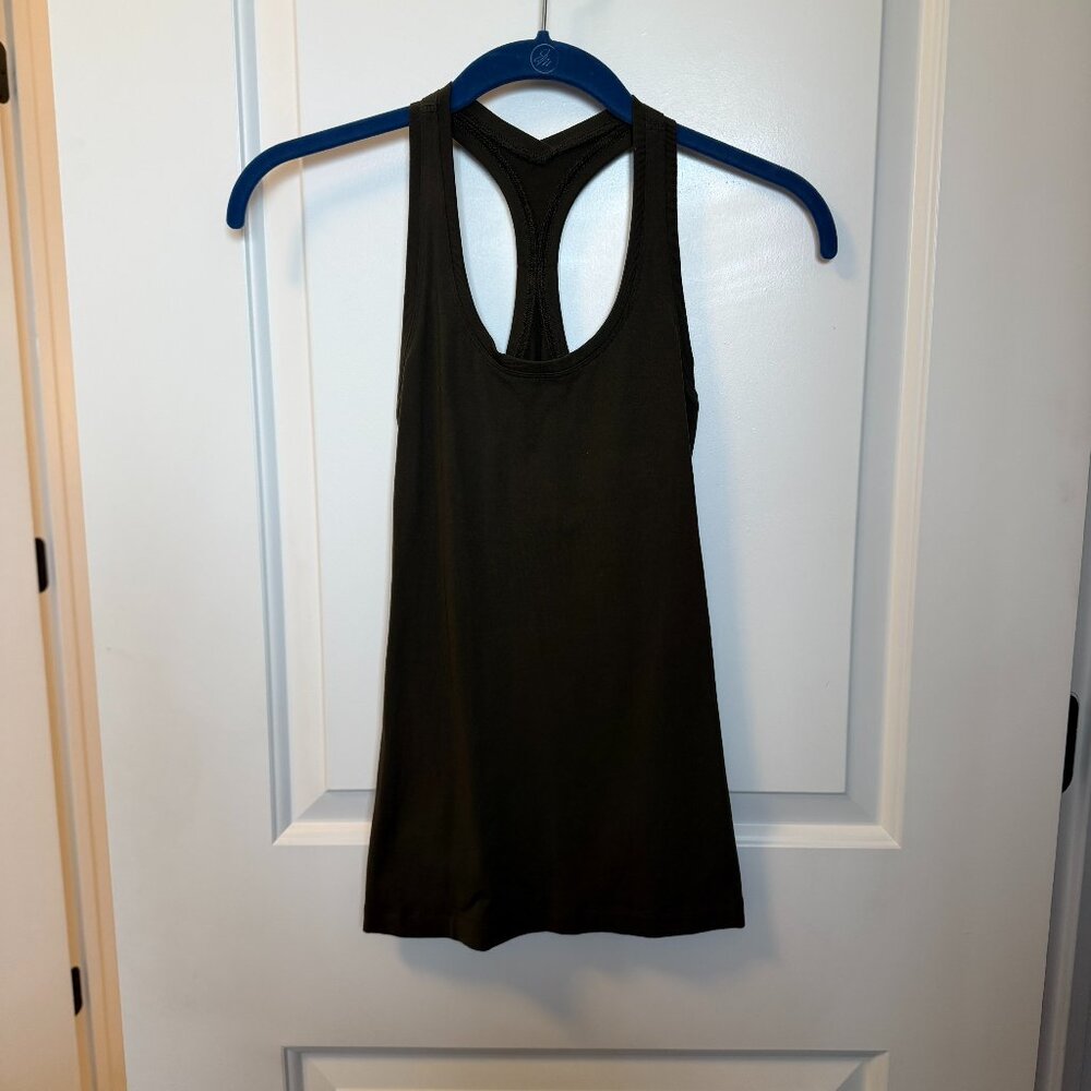 Lululemon Cool Racer Back Tank Dark Green